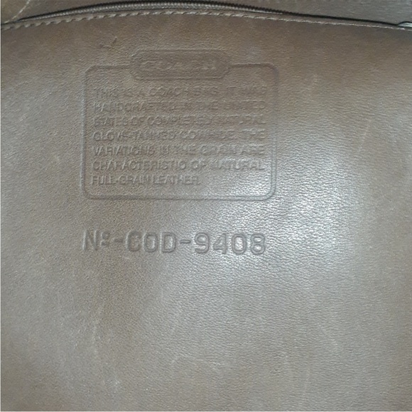 LIKE NEW! Coach Vintage Mahogany Brown Leather North South Slim Shoulder Bag - Picture 11 of 12